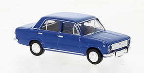 Brekina 22414 - H0 - Fiat 124 blau, 1966